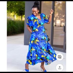 Christopher John Rogers Target Floral Tiered Dress